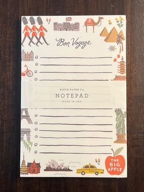 Rifle Paper Bon Voyage Notepad